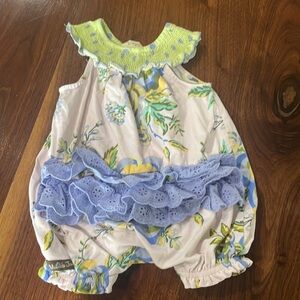 Baby girl Matilda Jane snap crotch romper